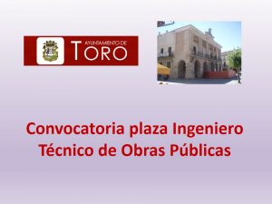 Convocatoria Ingeniero Tec Obras publicas may-2016