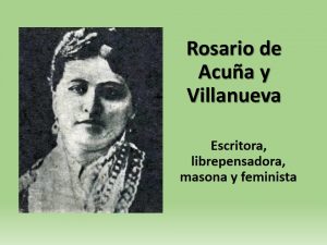 19 Rosario de Acuña y Villanueva