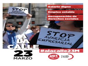 Stop a la avaricia empresarial 2017-03-23