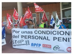 concentración plataforma sindical Madrid IV y entrevista Ángel Yuste