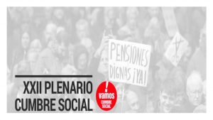 Cumbre Social Estatal defensa sistema público pensiones