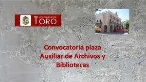 Convocatoria Toro aux archivo ago-2018