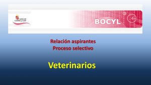 aspirantes veterinarios ene-2019