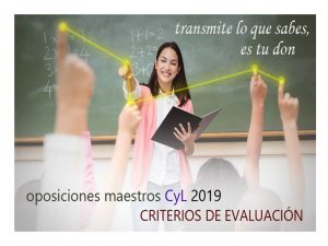 Oposiciones Maestros 2019 Criterios evaluación