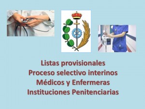 lista provisional bolsa interinos medicos y enfermeras