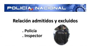 Relación admitidos y excluidos policia inspector jul-2016