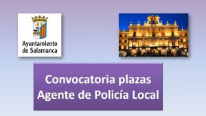 Convocatoria plazas policia 2016 ago