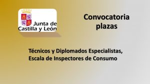 Convocatoria Inspectores Consumo jun-2018