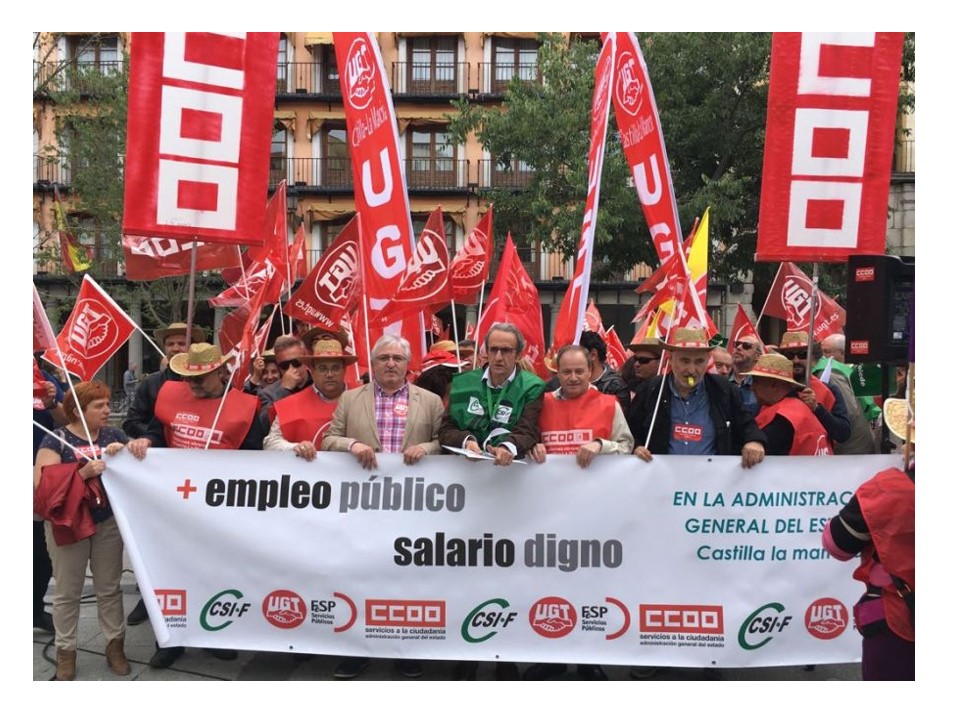 Nueva jornada de protesta con concentración en Toledo por la ...