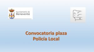 Convocatoria plaza policia ago-2018