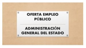 Publicadas 23156 plazas empleo público 2018