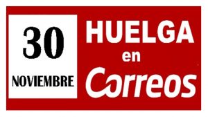 30 Noviembre huelga general Correos