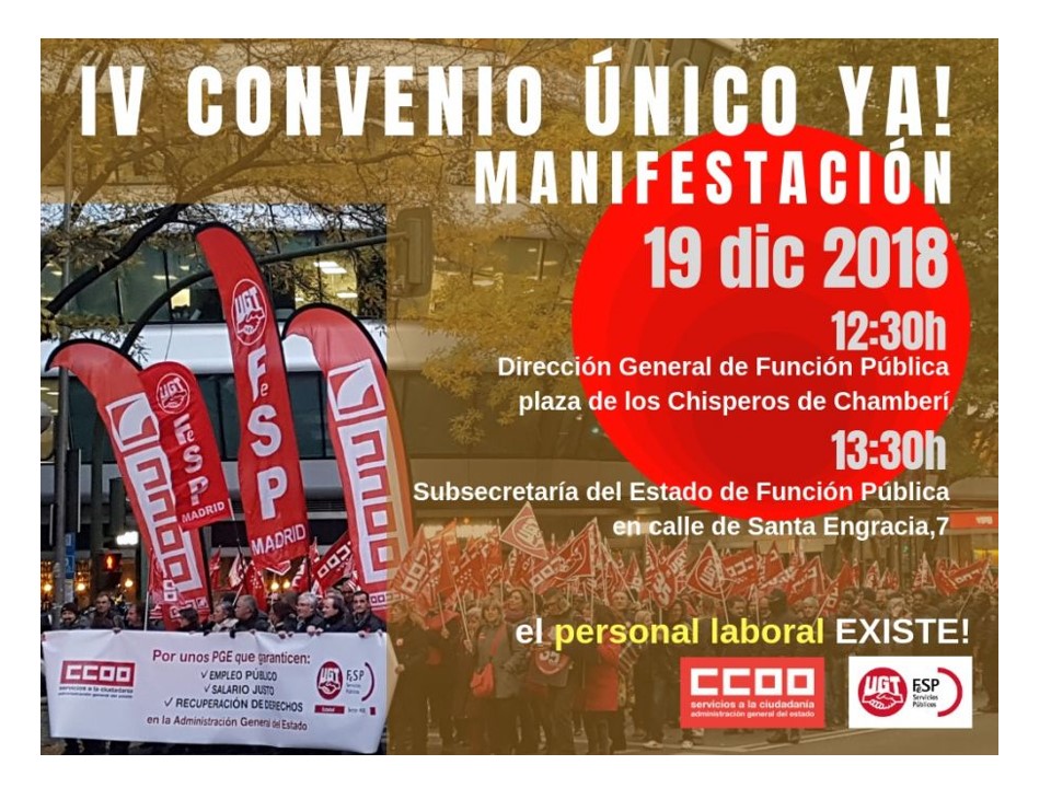 Movilizaciones el próximo día 19 por el bloqueo de la negociación del ...