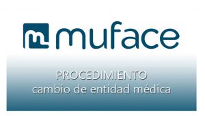 MUFACE Procedimiento cambio entidad médica