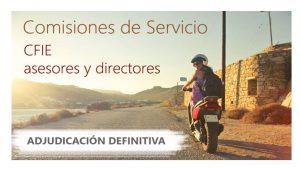 Comisiones Servicio CFIE Asesores Directores 19-20